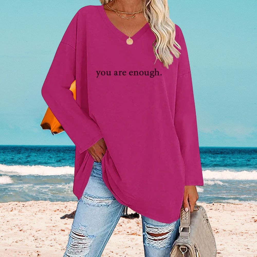 'DEAR PERSON BEHIND ME' V-NECK TOP