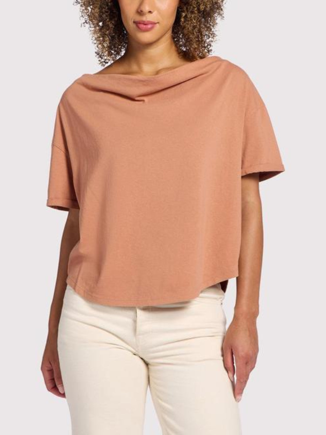 Vintage Cotton Off The Shoulder T-Shirt