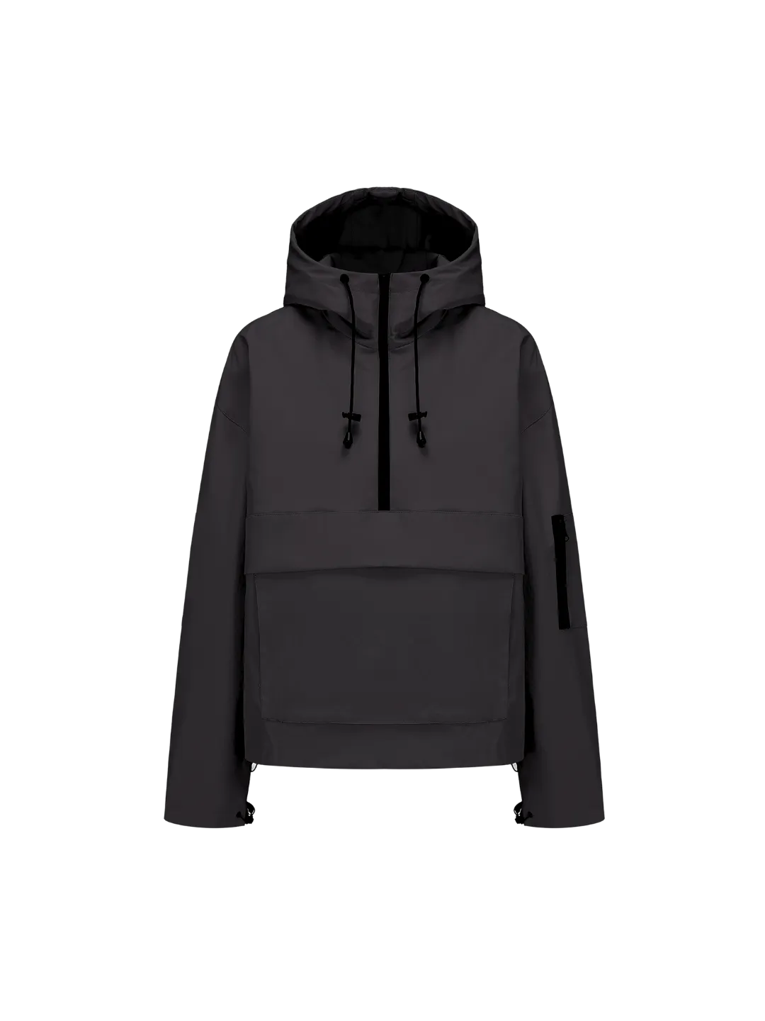 Limited time sale🔥Fleece-lined Waterproof Raincoat Hoodie With Kangaroo Pocket