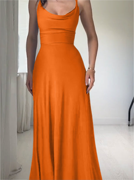 New Drape Suspender Dress with Built-in Bra (Buy 2 Free Shipping)