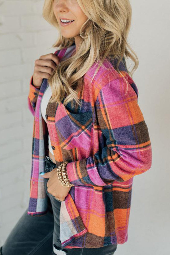 Women's Channing Brushed Plaid Top