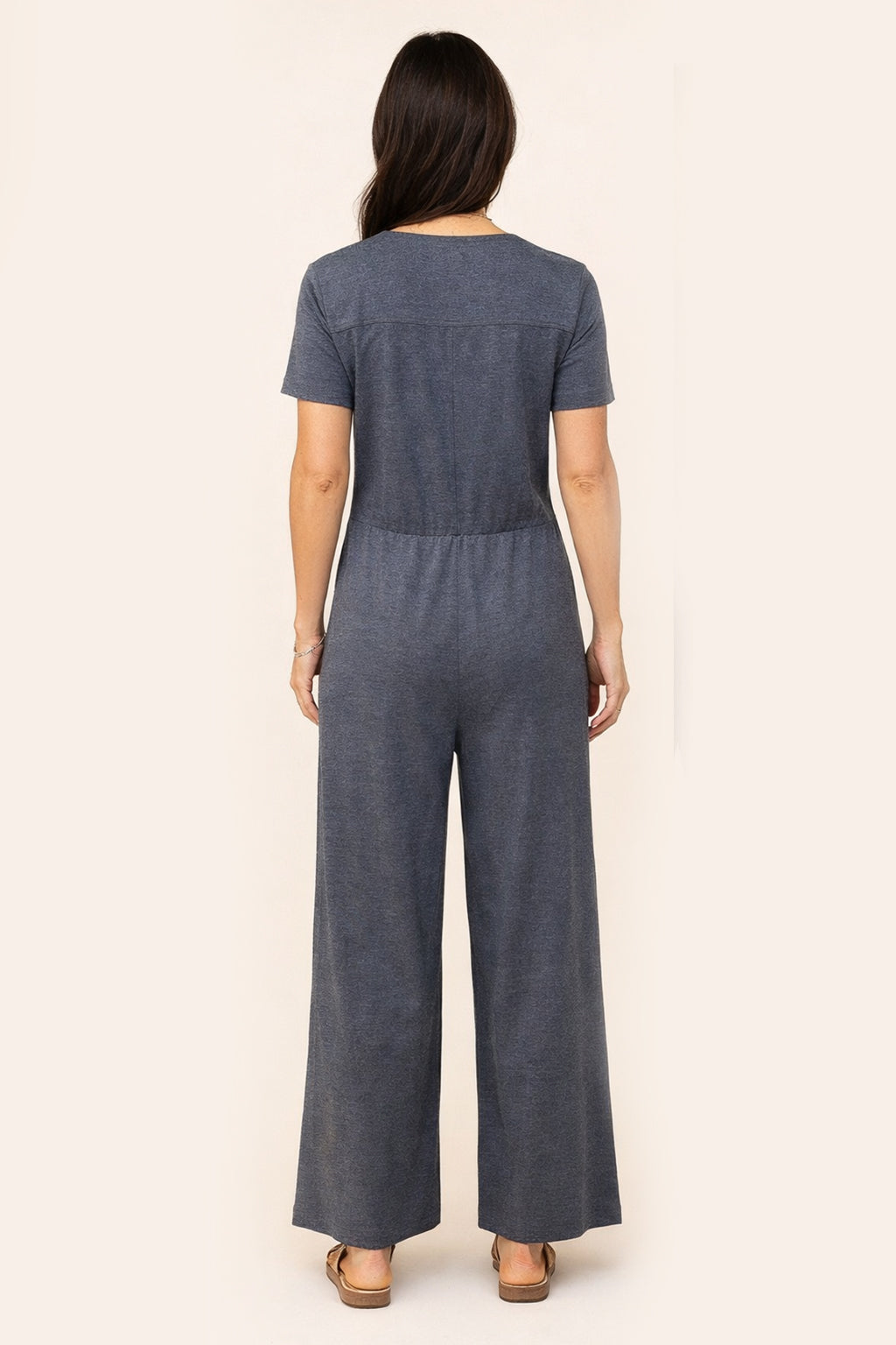 Women's Contrast Color Cozy Jumpsuit