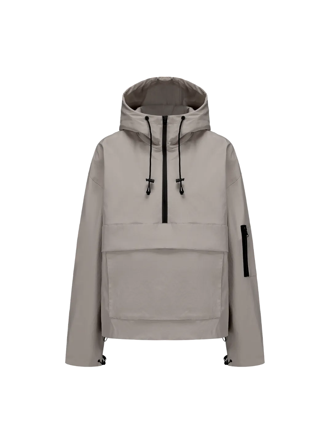 Limited time sale🔥Fleece-lined Waterproof Raincoat Hoodie With Kangaroo Pocket