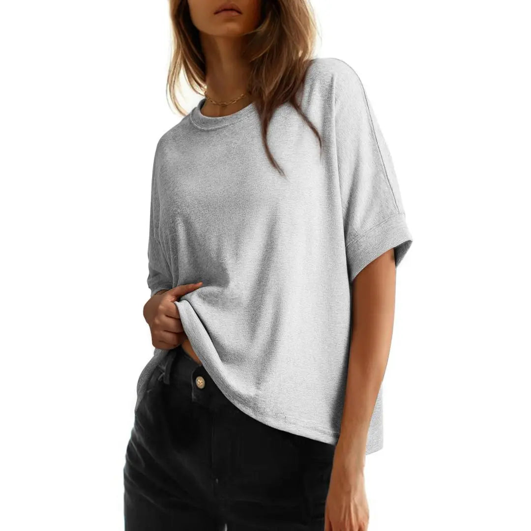 Women's 2026 Loose Oversized Basic Tee