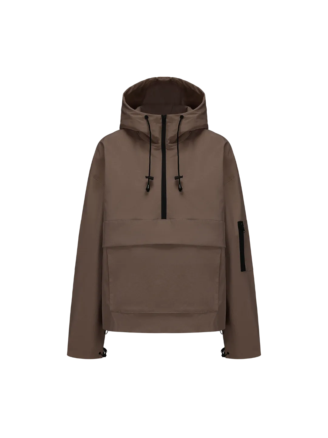 Limited time sale🔥Fleece-lined Waterproof Raincoat Hoodie With Kangaroo Pocket