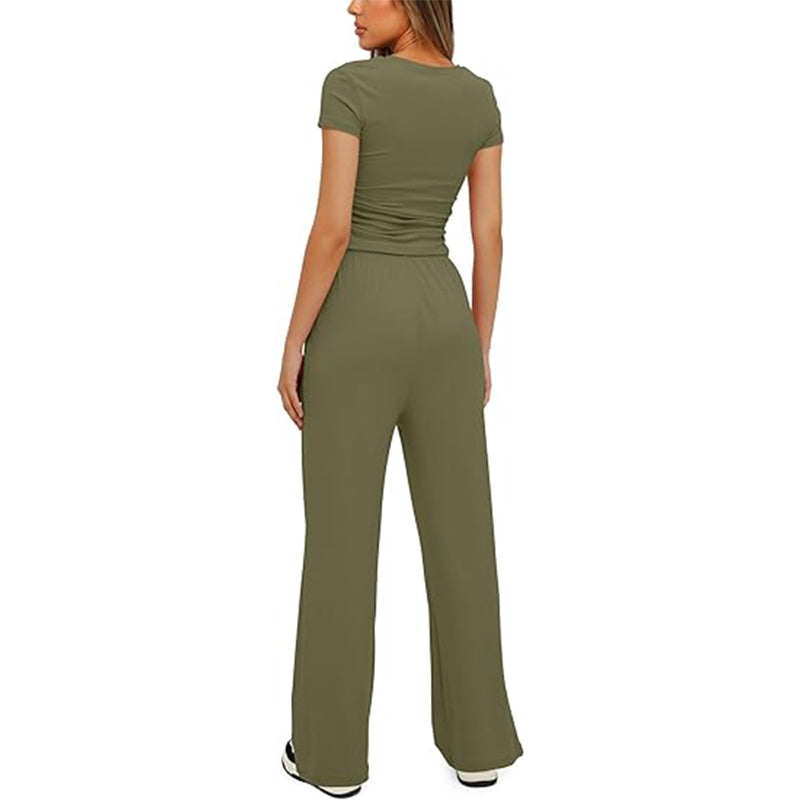 Women's Tops and Wide Leg Pants Sets (BUY 2 FREE SHIPPING)