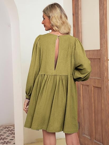2024 ๐ฅ Womens Flowy Summer Puff Sleeve Dress