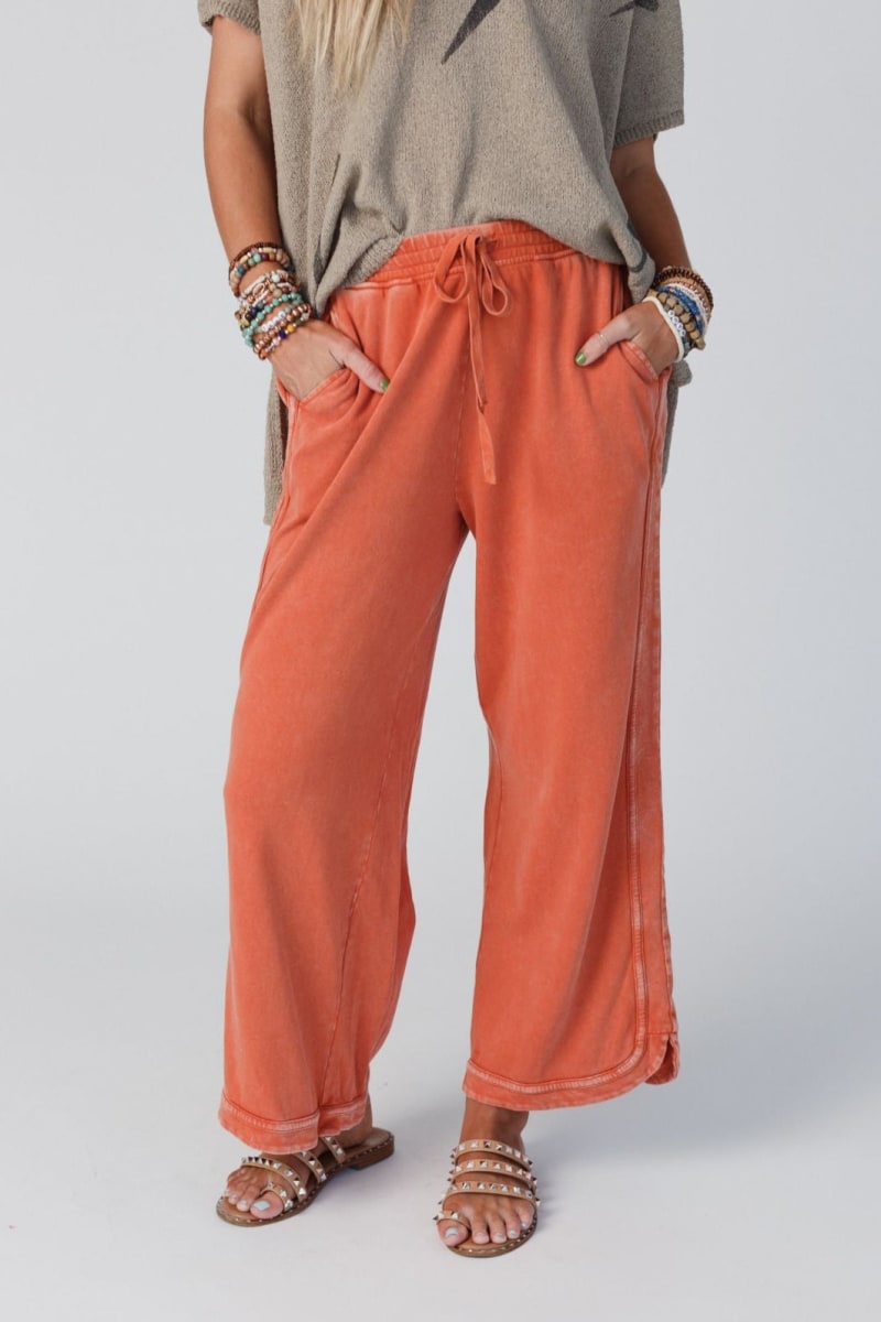 Limited time sale🔥So Comfy Wide Leg Pant Cropped Length
