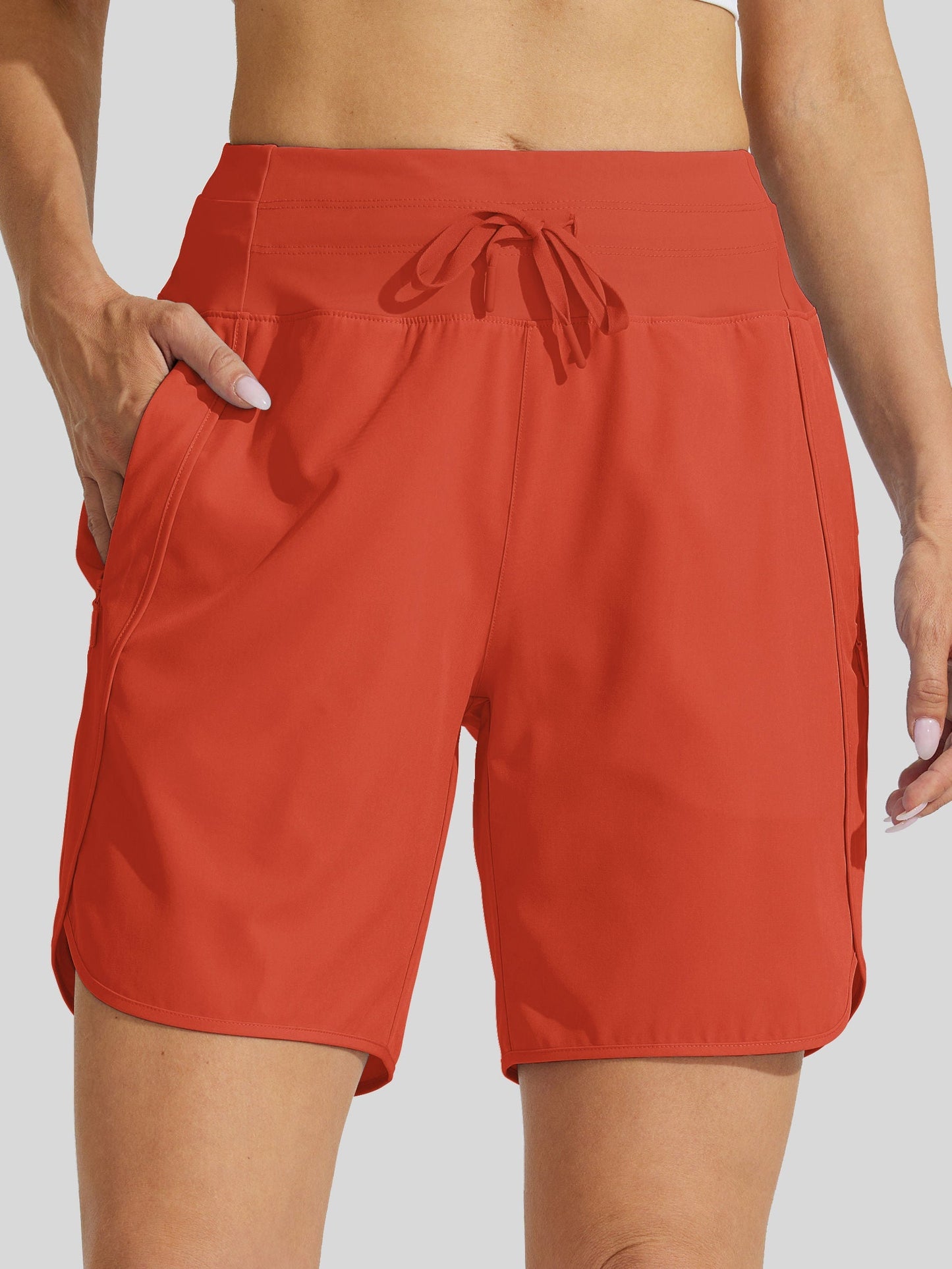 ✨Women's Active 7 Inseam Athletic Long Running High Wasistband Shorts