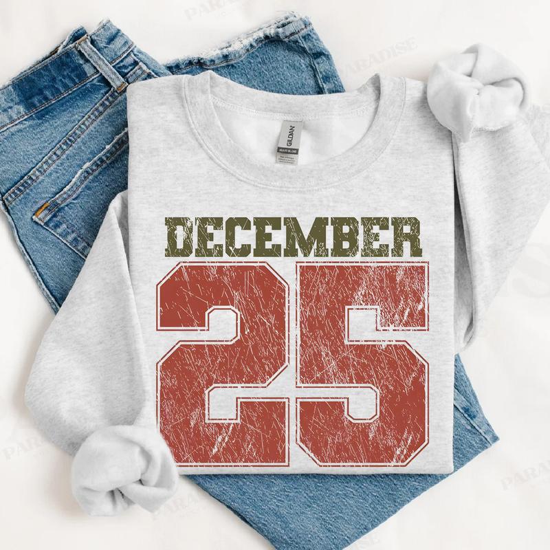 Limited time sale🔥December 25 Retro Christmas Crewneck Sweatshirt