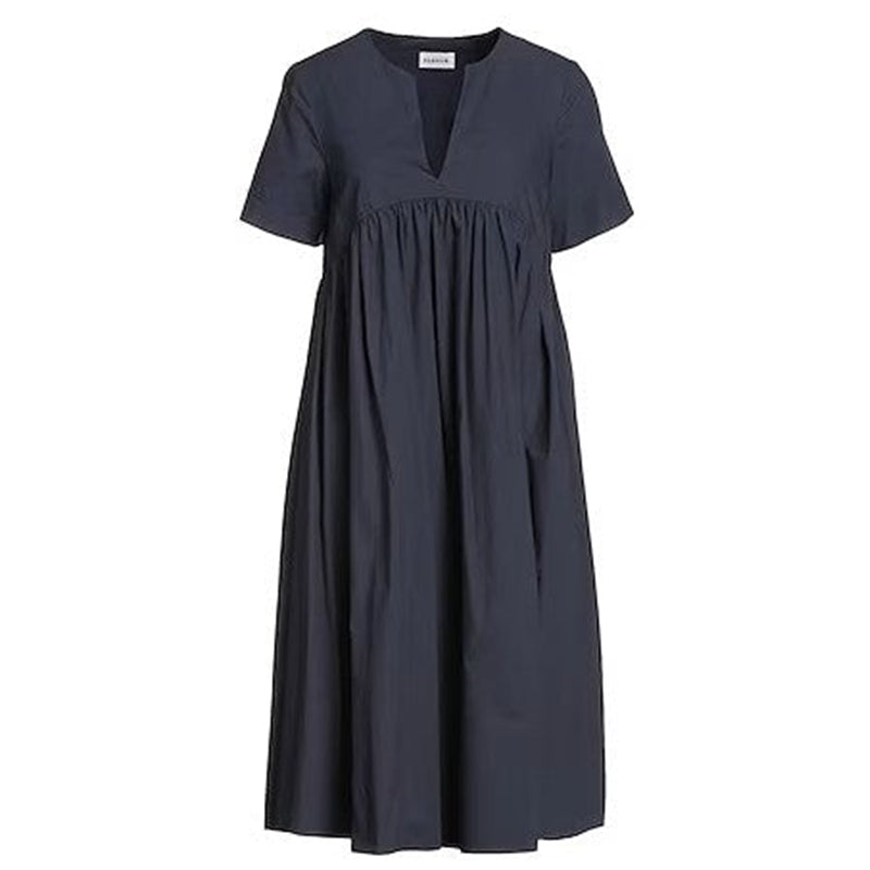 V-Neck Casual Shirt Dress