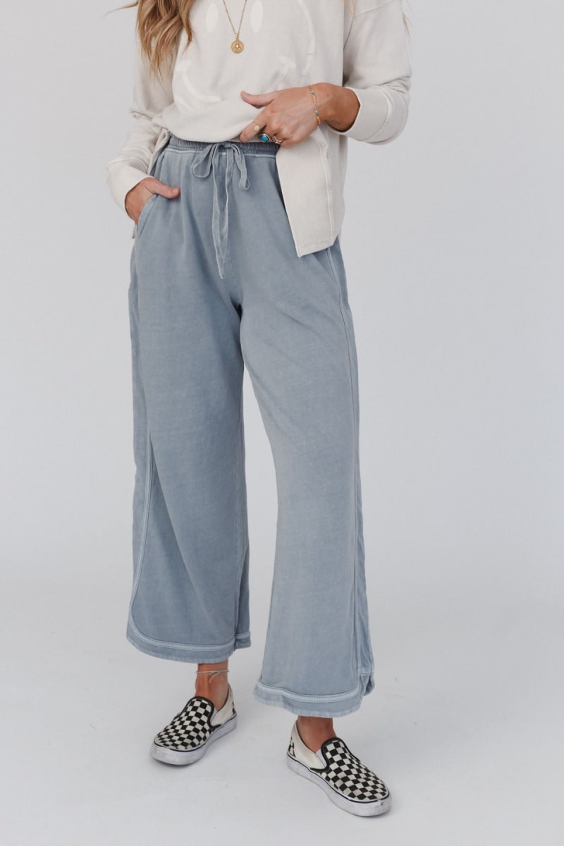 Limited time sale🔥So Comfy Wide Leg Pant Cropped Length