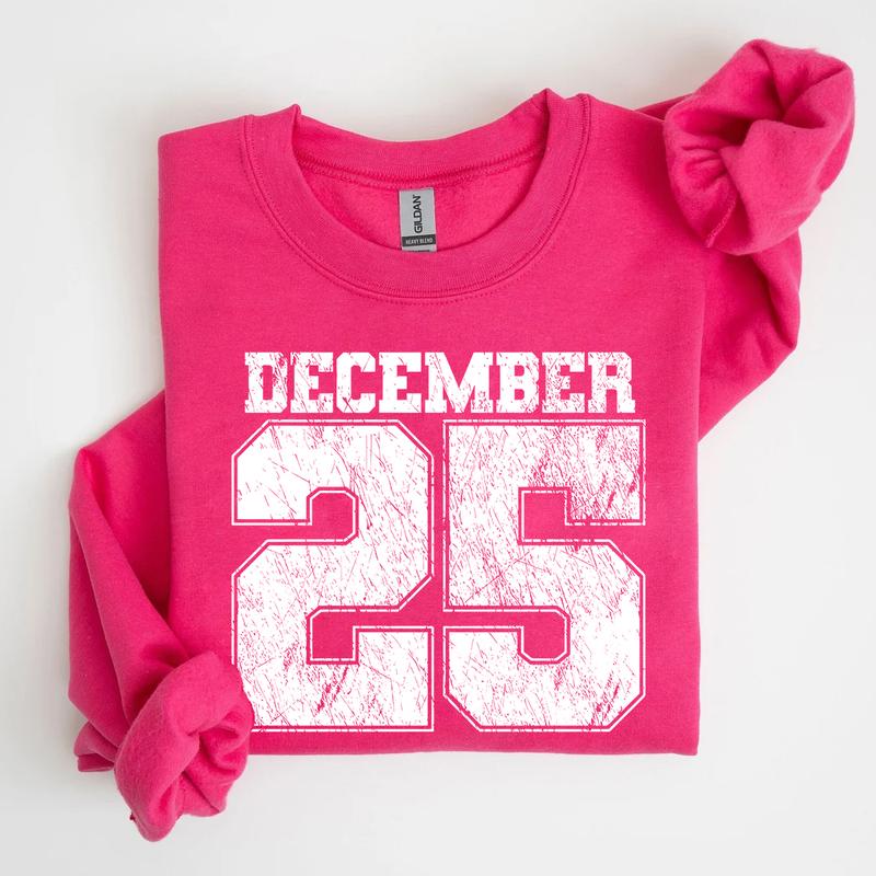 December 25 Retro Christmas Crewneck Sweatshirt