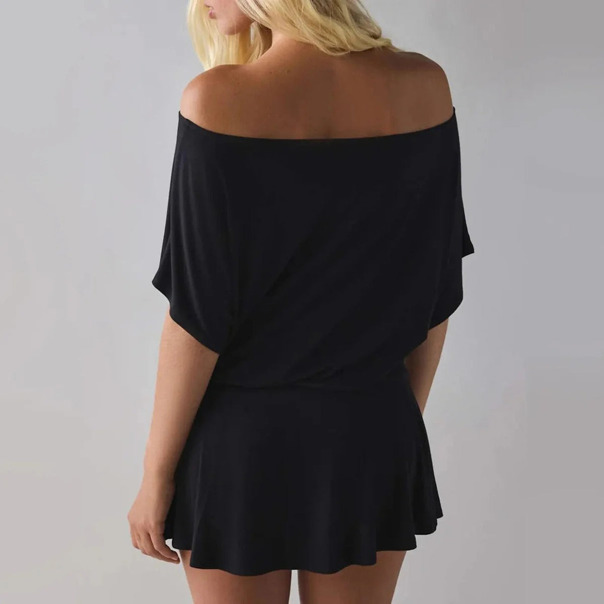 Limited time sale🔥Women's Draped Off-The-Shoulder Mini Dress