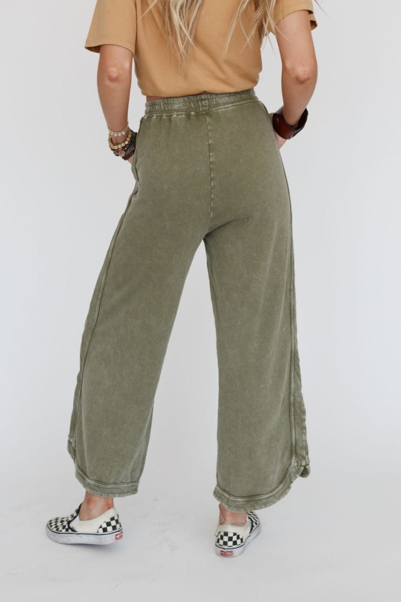 Limited time sale🔥So Comfy Wide Leg Pant Cropped Length