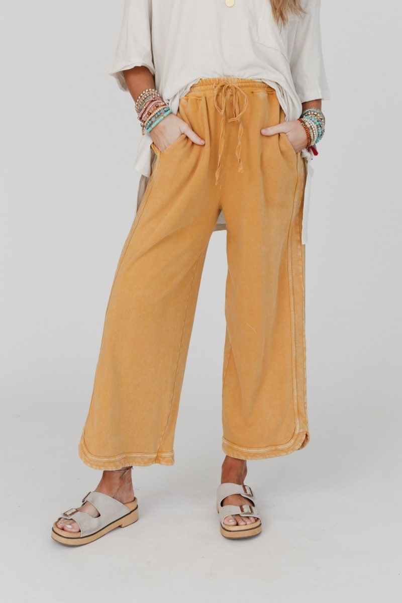 Limited time sale🔥So Comfy Wide Leg Pant Cropped Length