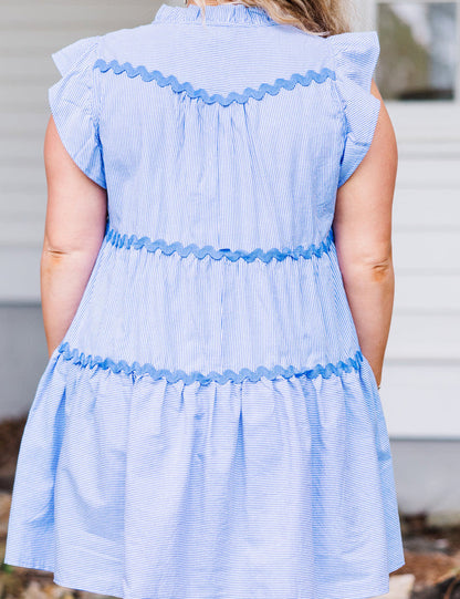 Women's striped v-neck dress(Buy 2 Free Shipping)