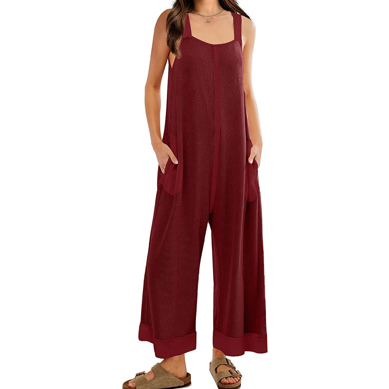 Women Waffle Knit Cute Romper (BUY 2 FREE SHIPPING)