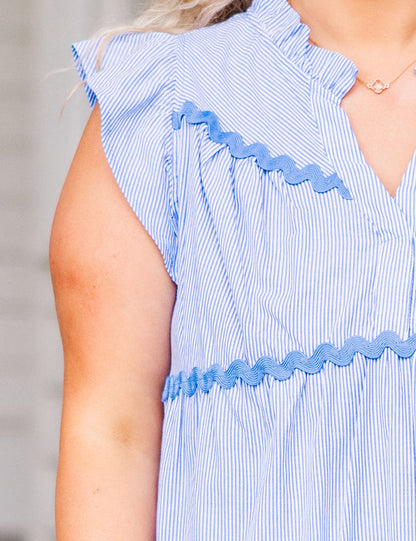 Women's striped v-neck dress(Buy 2 Free Shipping)