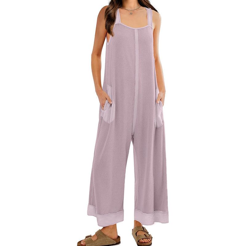 Women Waffle Knit Cute Romper (BUY 2 FREE SHIPPING)