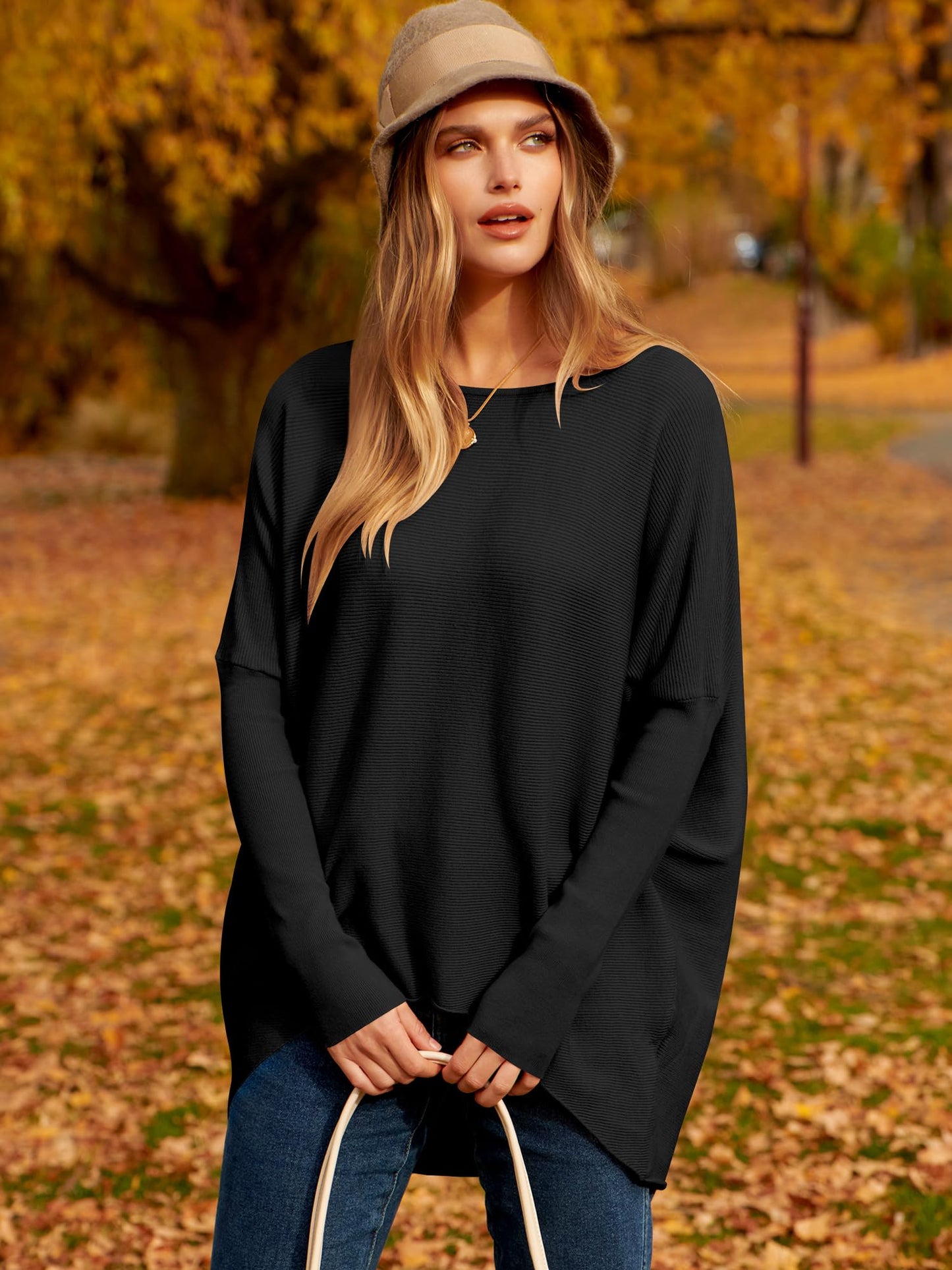 Hot Sale WOMEN'S OVERSIZED DOLMAN SLEEVE KNITTED PULLOVER (Buy 2 Free Shipping)