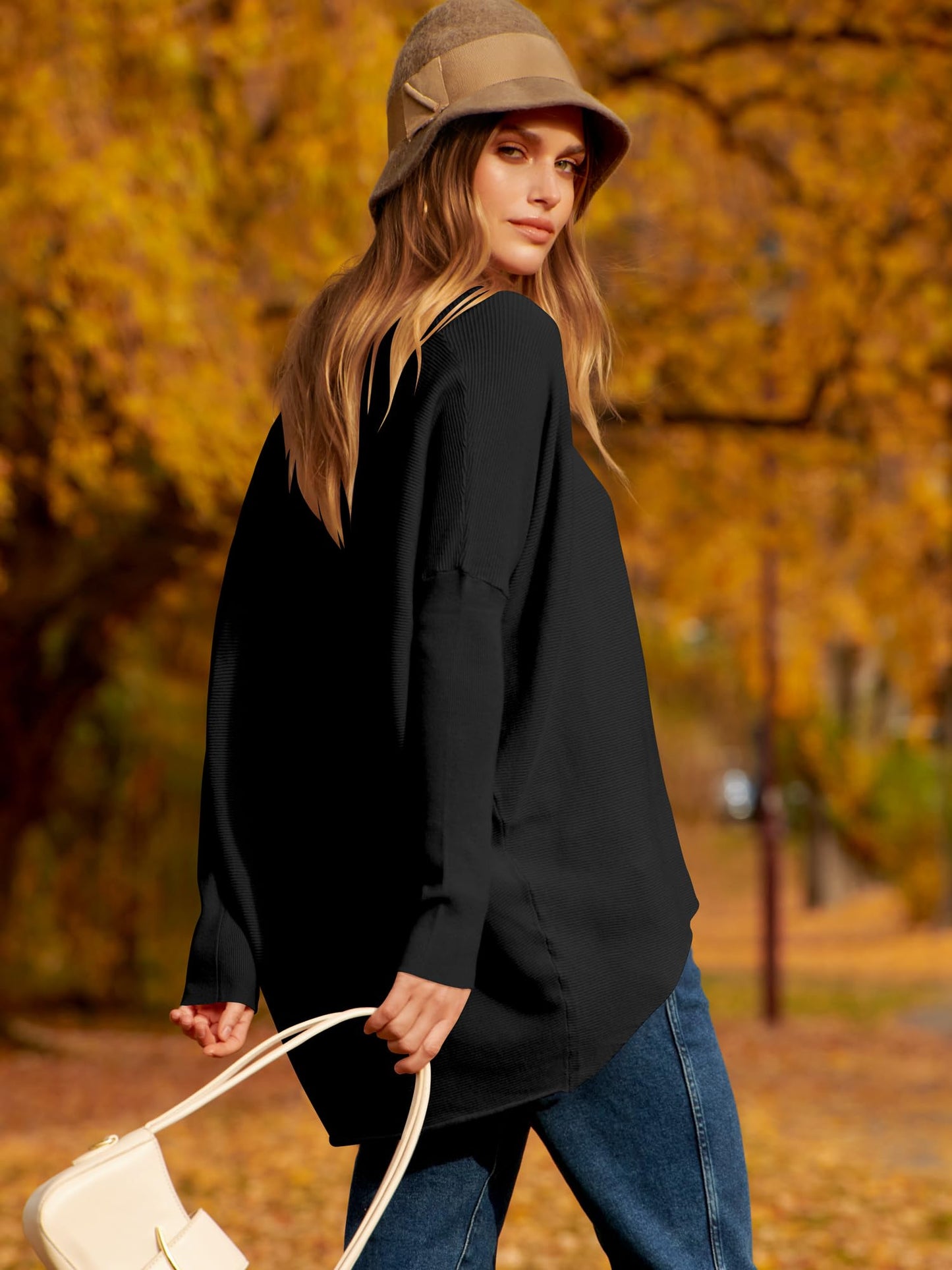 Hot Sale WOMEN'S OVERSIZED DOLMAN SLEEVE KNITTED PULLOVER (Buy 2 Free Shipping)