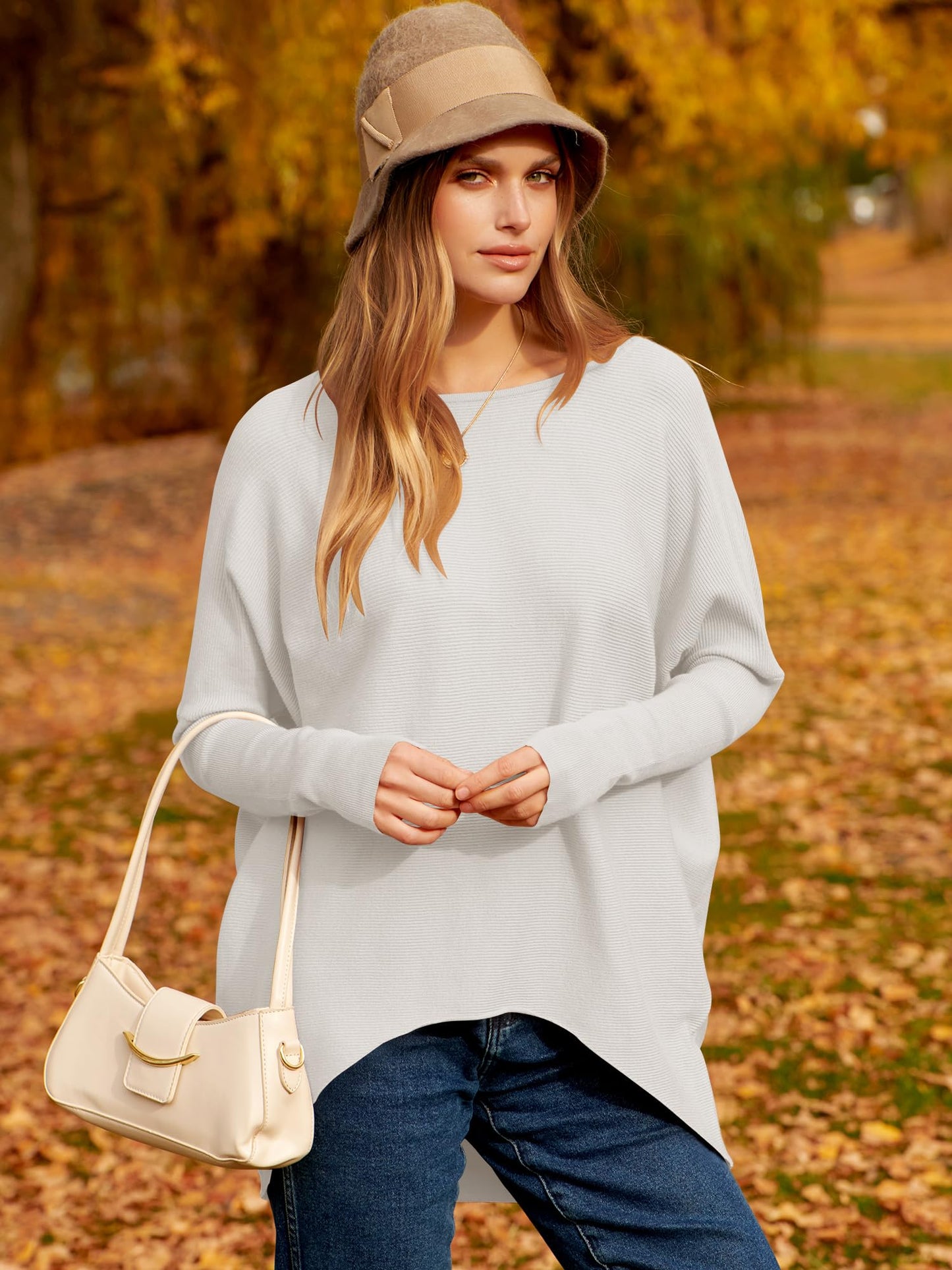 Hot Sale WOMEN'S OVERSIZED DOLMAN SLEEVE KNITTED PULLOVER (Buy 2 Free Shipping)