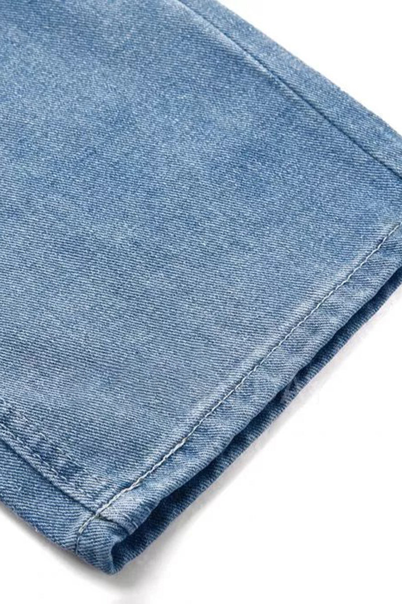Ripped Button Up Low Waist Jeans(Buy 2 Free Shipping)