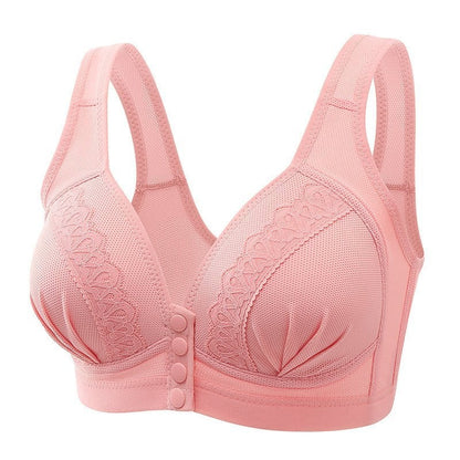 2023 Front Button Breathable Skin-Friendly Cotton Bra
