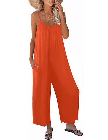NEW🔥 Womens Casual Sleeveless Strap Jumpsuits (BUY 2 FREE SHIPPING)