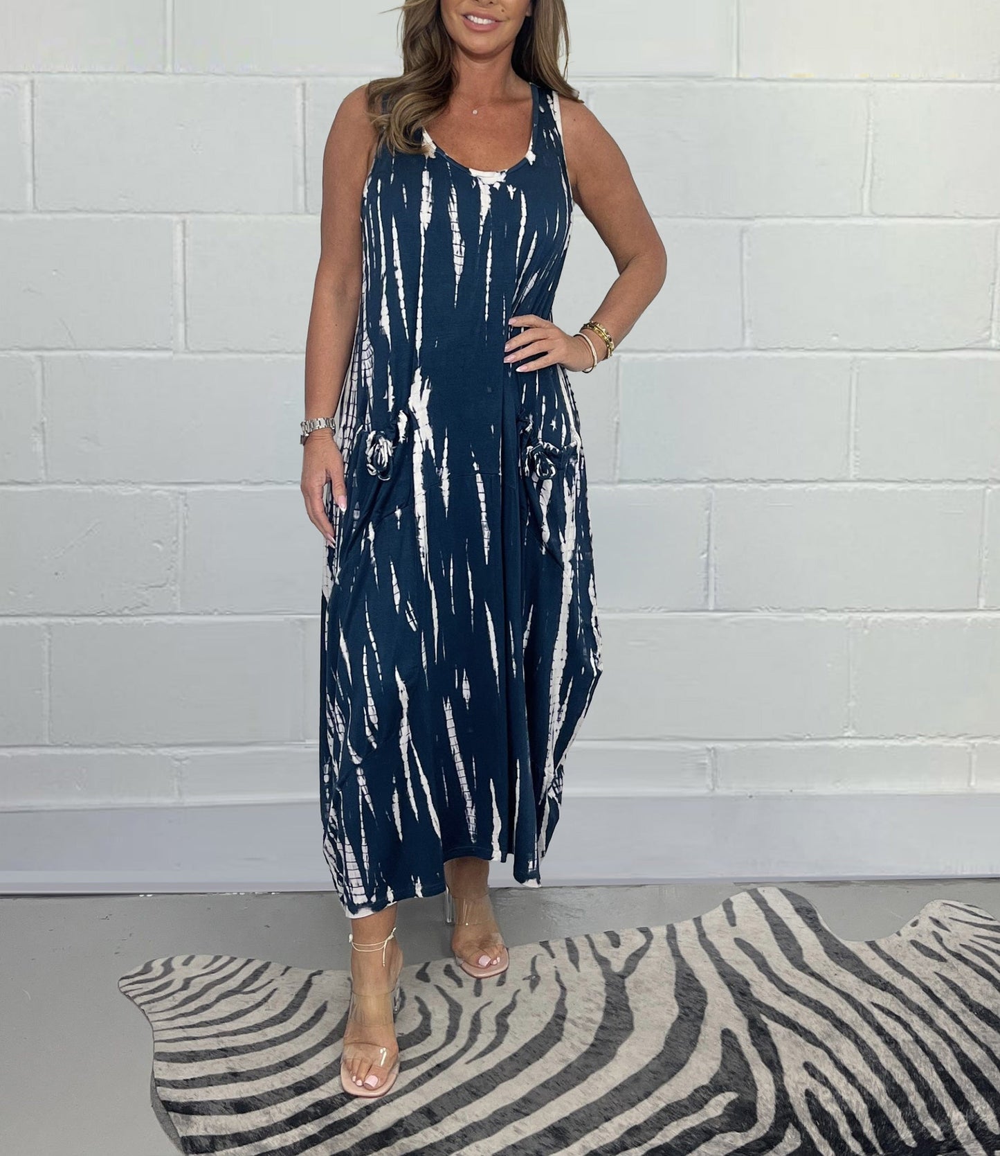 Loose Tye Dye T-Shirt Dress (Buy 2 Free Shipping)