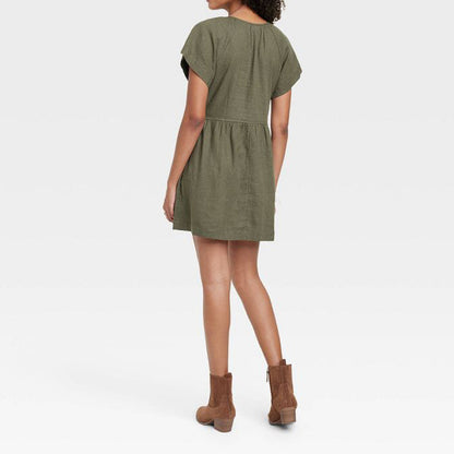 New Women's Short Sleeve Dress