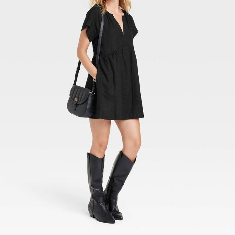 New Women's Short Sleeve Dress