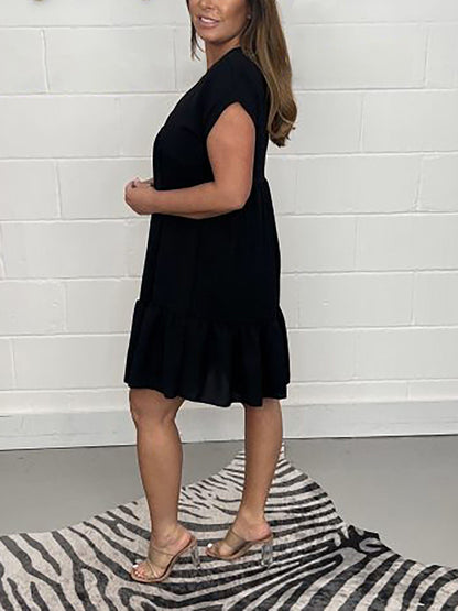 2023 Sage V Neck Swing Dress