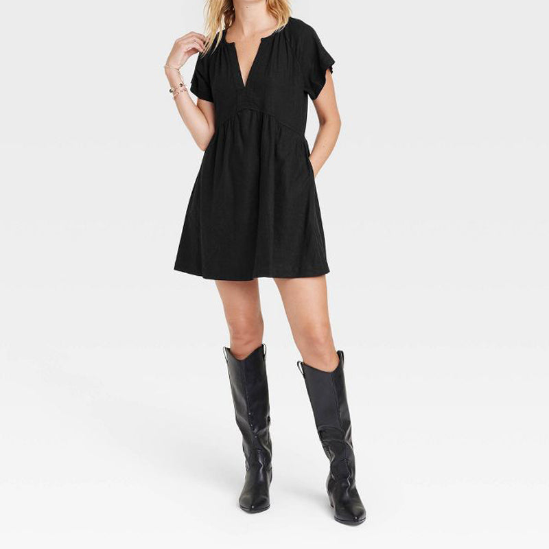 New Women's Short Sleeve Dress