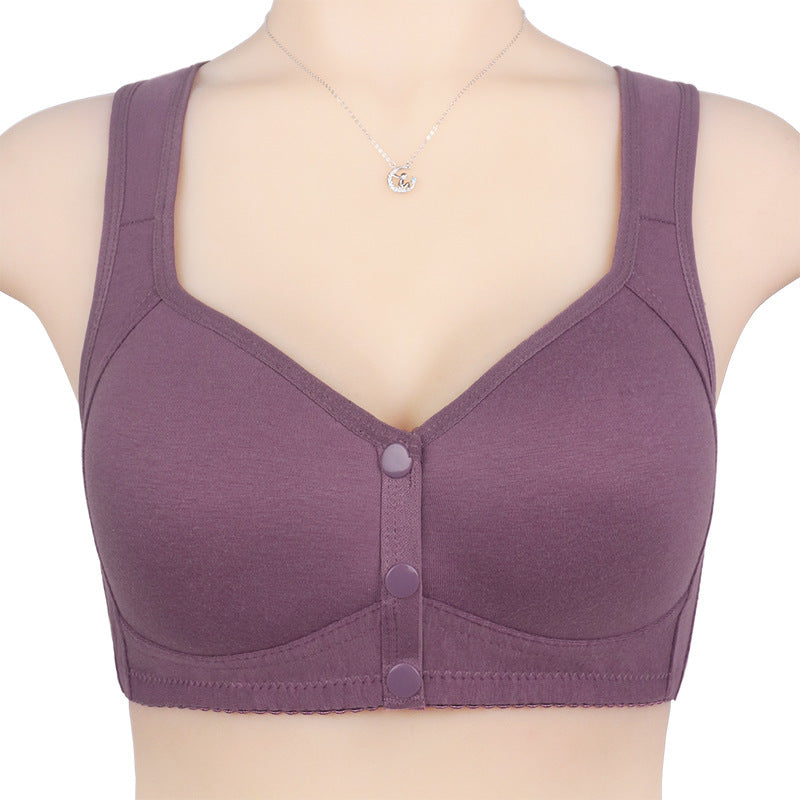 Full Cotton Front Closure Bra