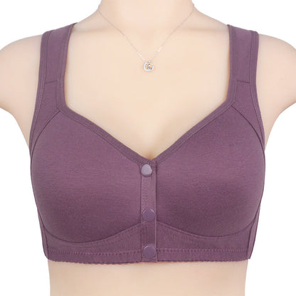 Full Cotton Front Closure Bra