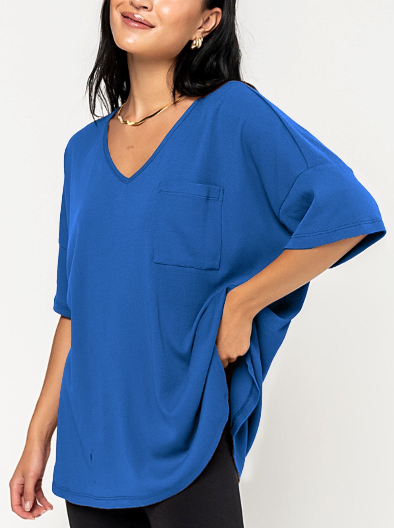 Summer Elegant Knit V-Neck Tee(Buy 2 Free Shipping)