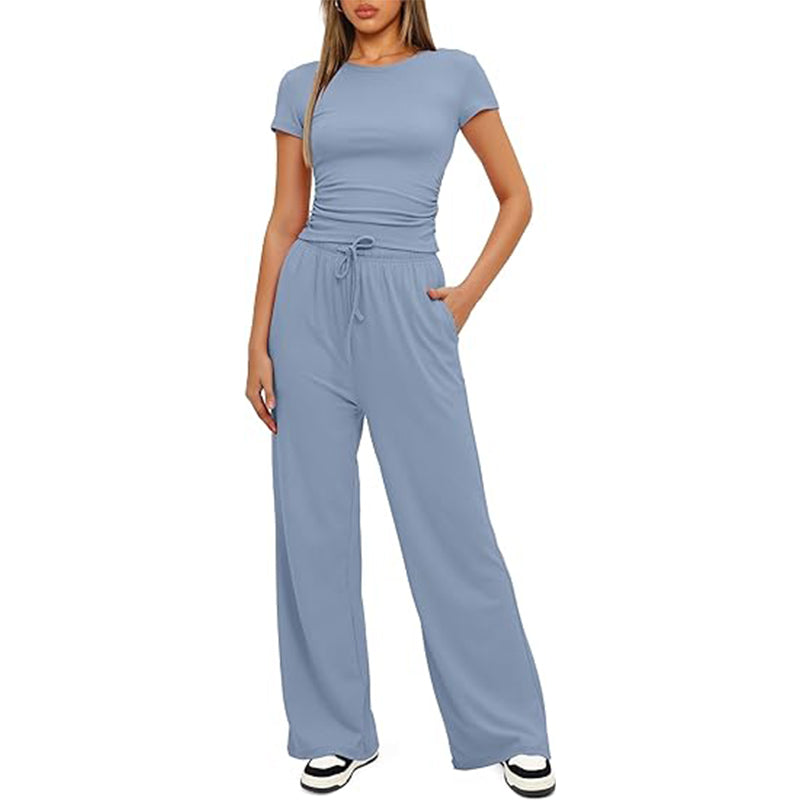 Women's Tops and Wide Leg Pants Sets (BUY 2 FREE SHIPPING)