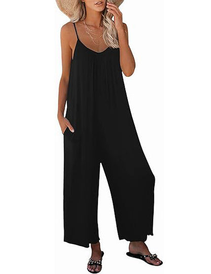 NEW🔥 Womens Casual Sleeveless Strap Jumpsuits (BUY 2 FREE SHIPPING)
