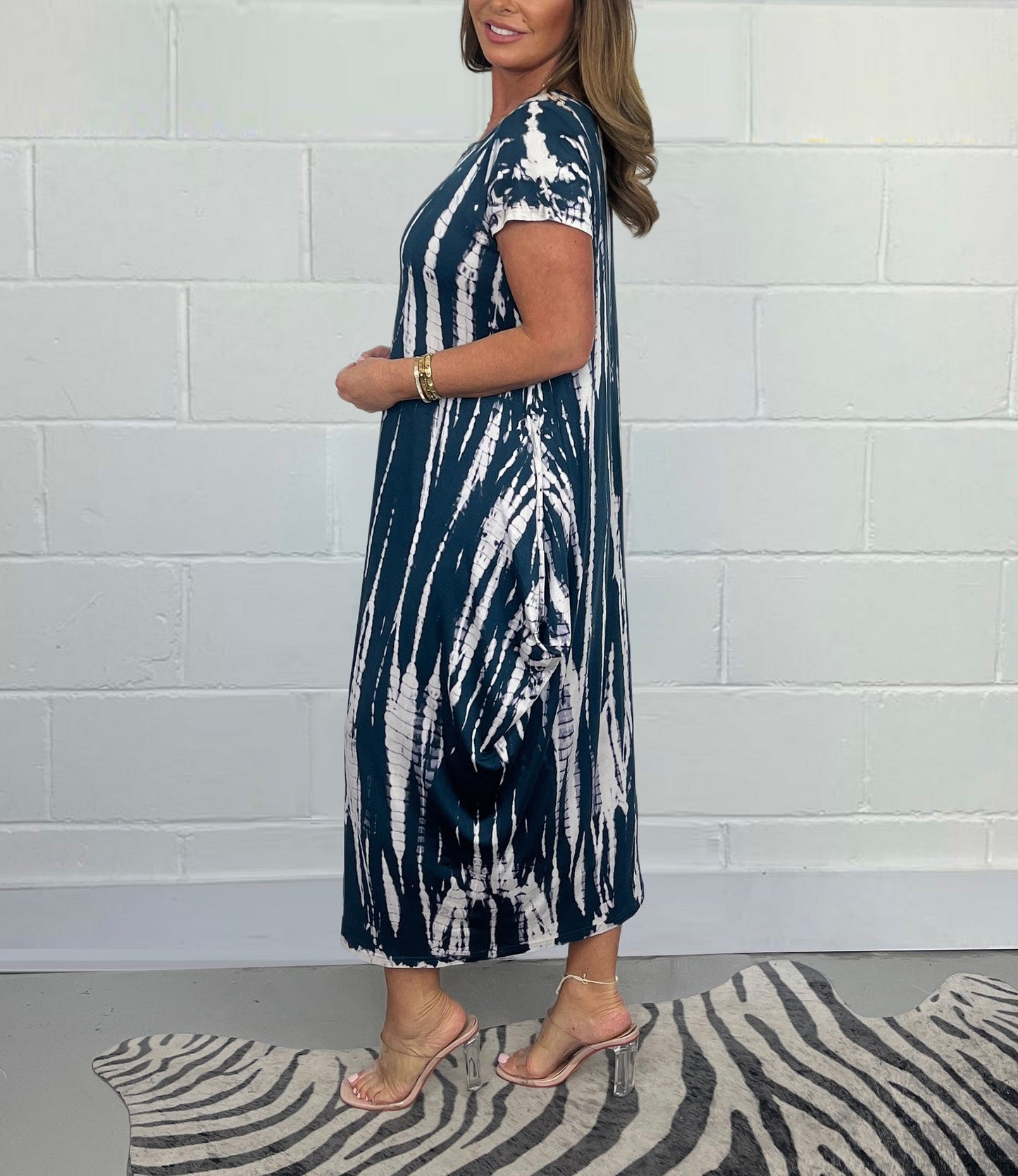 Loose Tye Dye T-Shirt Dress (Buy 2 Free Shipping)