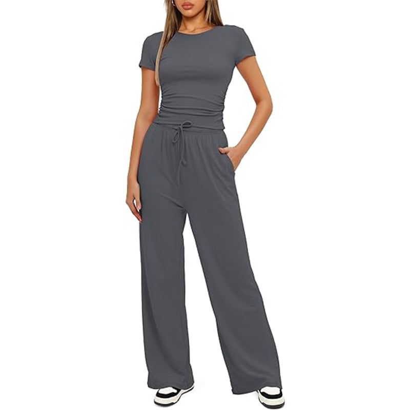 Women's Tops and Wide Leg Pants Sets (BUY 2 FREE SHIPPING)