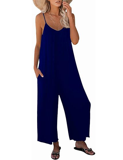 NEW🔥 Womens Casual Sleeveless Strap Jumpsuits (BUY 2 FREE SHIPPING)