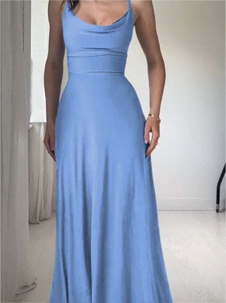 New Drape Suspender Dress with Built-in Bra (Buy 2 Free Shipping)
