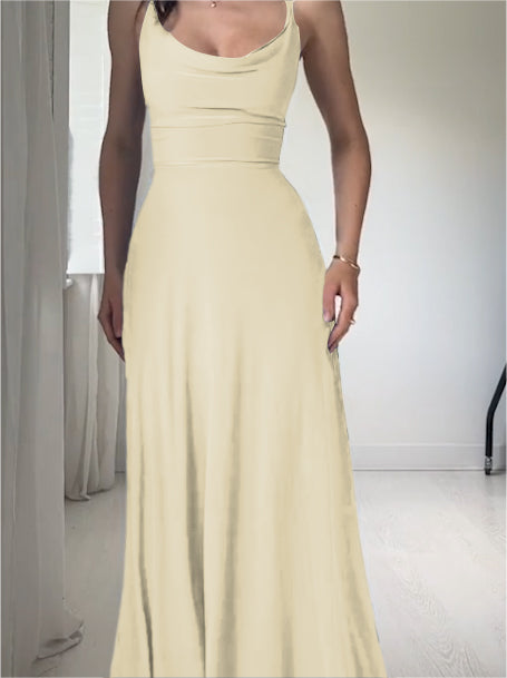 New Drape Suspender Dress with Built-in Bra (Buy 2 Free Shipping)