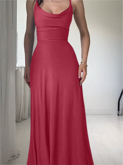 New Drape Suspender Dress with Built-in Bra (Buy 2 Free Shipping)