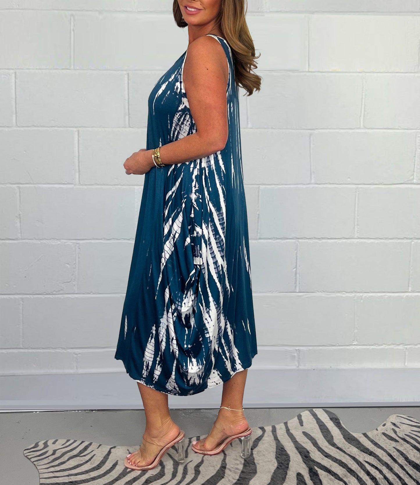 Loose Tye Dye T-Shirt Dress (Buy 2 Free Shipping)