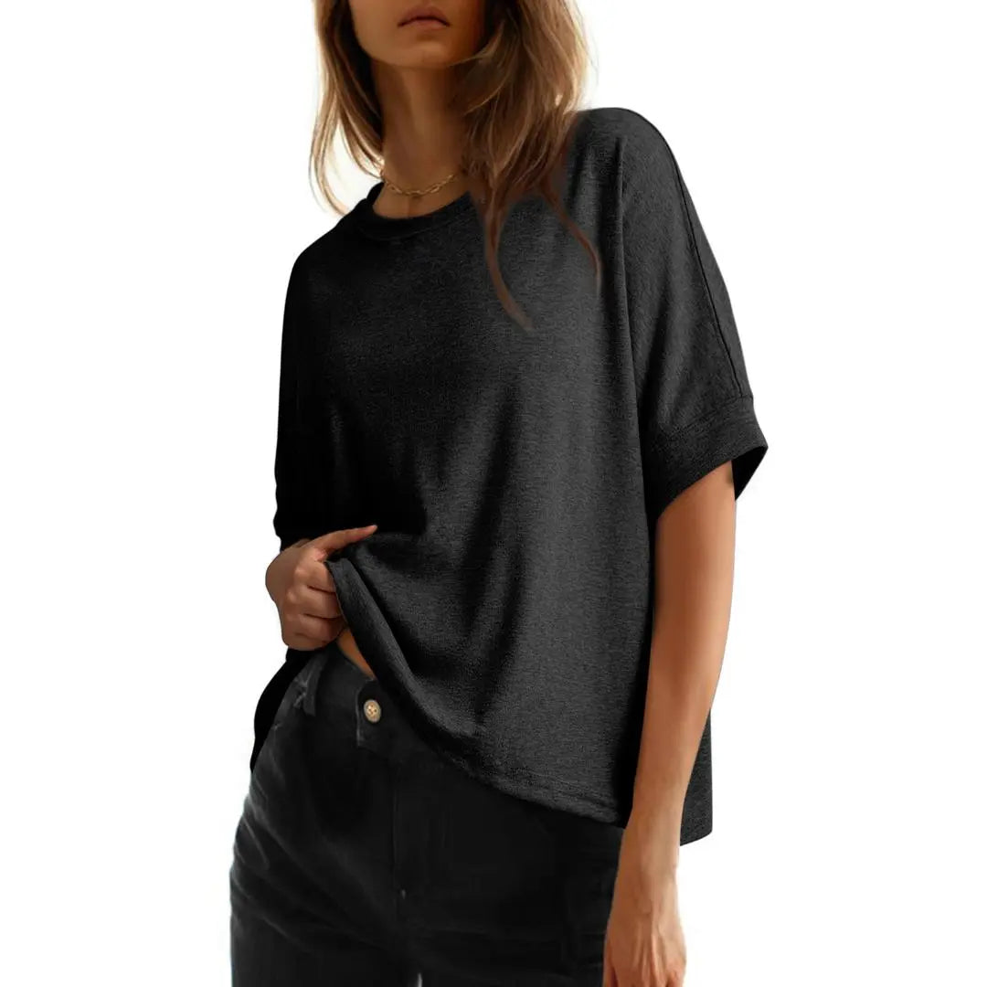 Women's 2026 Loose Oversized Basic Tee