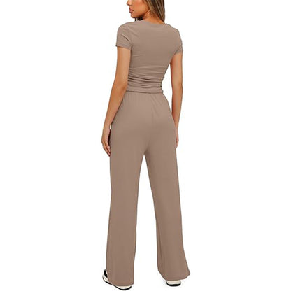 Women's Tops and Wide Leg Pants Sets (BUY 2 FREE SHIPPING)