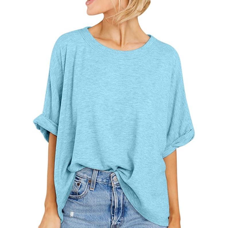 Women's Oversized Casual Short Sleeve T-Shirt